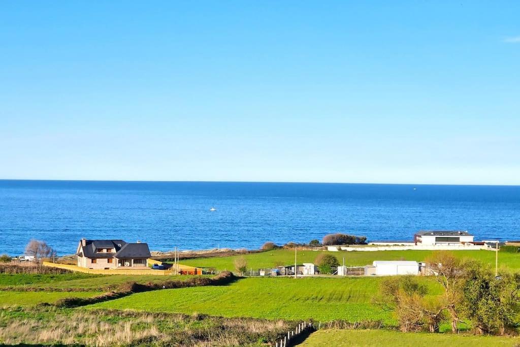 Apartamento Playa Con Terraza & Vistas Al Mar Foz Luaran gambar